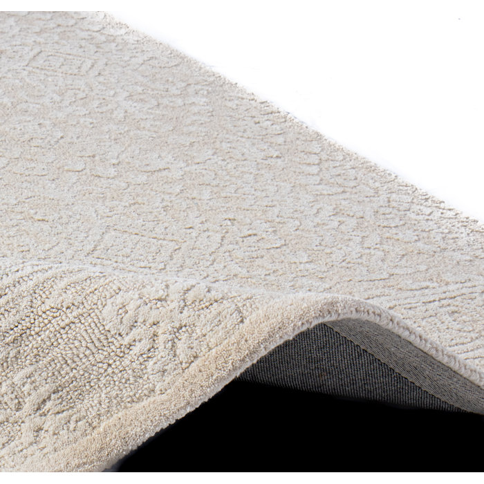 Langley Street Luzia Handmade Hand Tufted Wool Ivory/Cream Rug